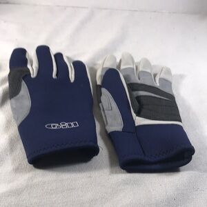 Gill Extreme Winter Sailing Yachting World Gloves in Blue and Gray Size Large